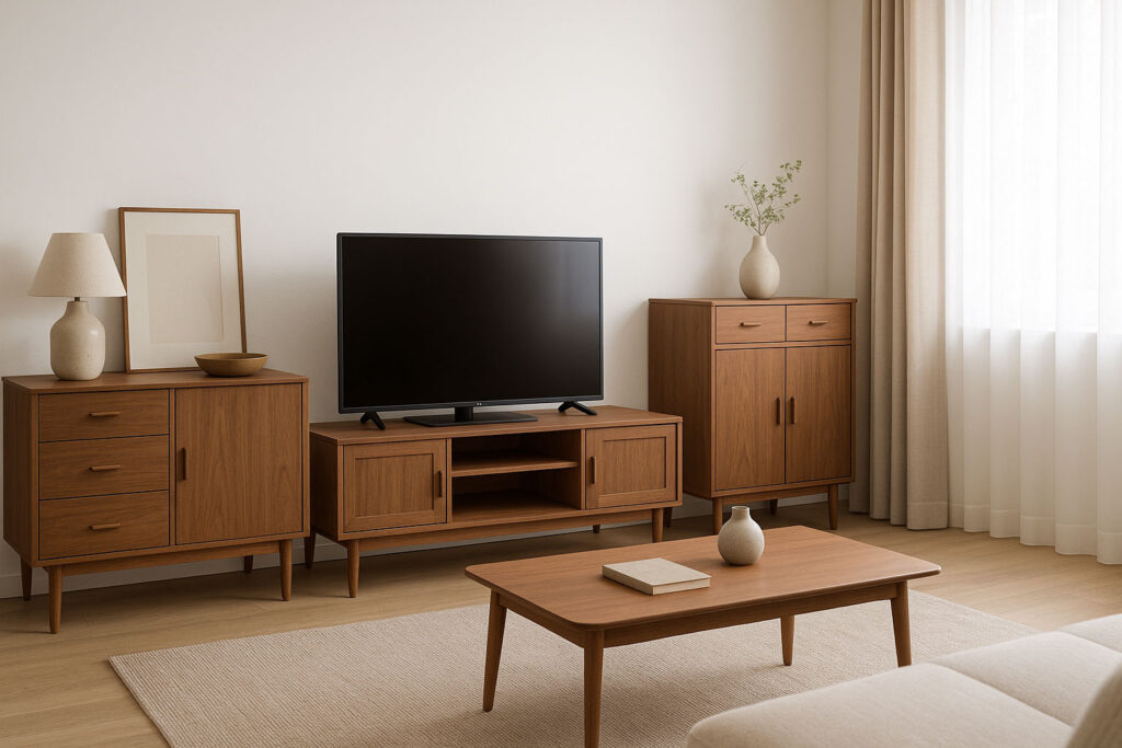 خرید میز تلویزیون چوبی در یزد