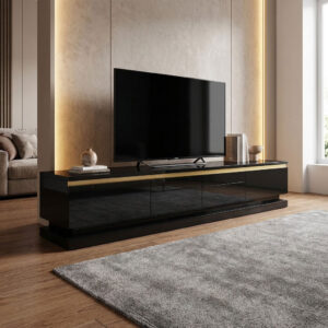 میز تلویزیون مدل امید مدرن MDF مناسب تلویزیون ۷۵ تا ۱۰۰ اینچ